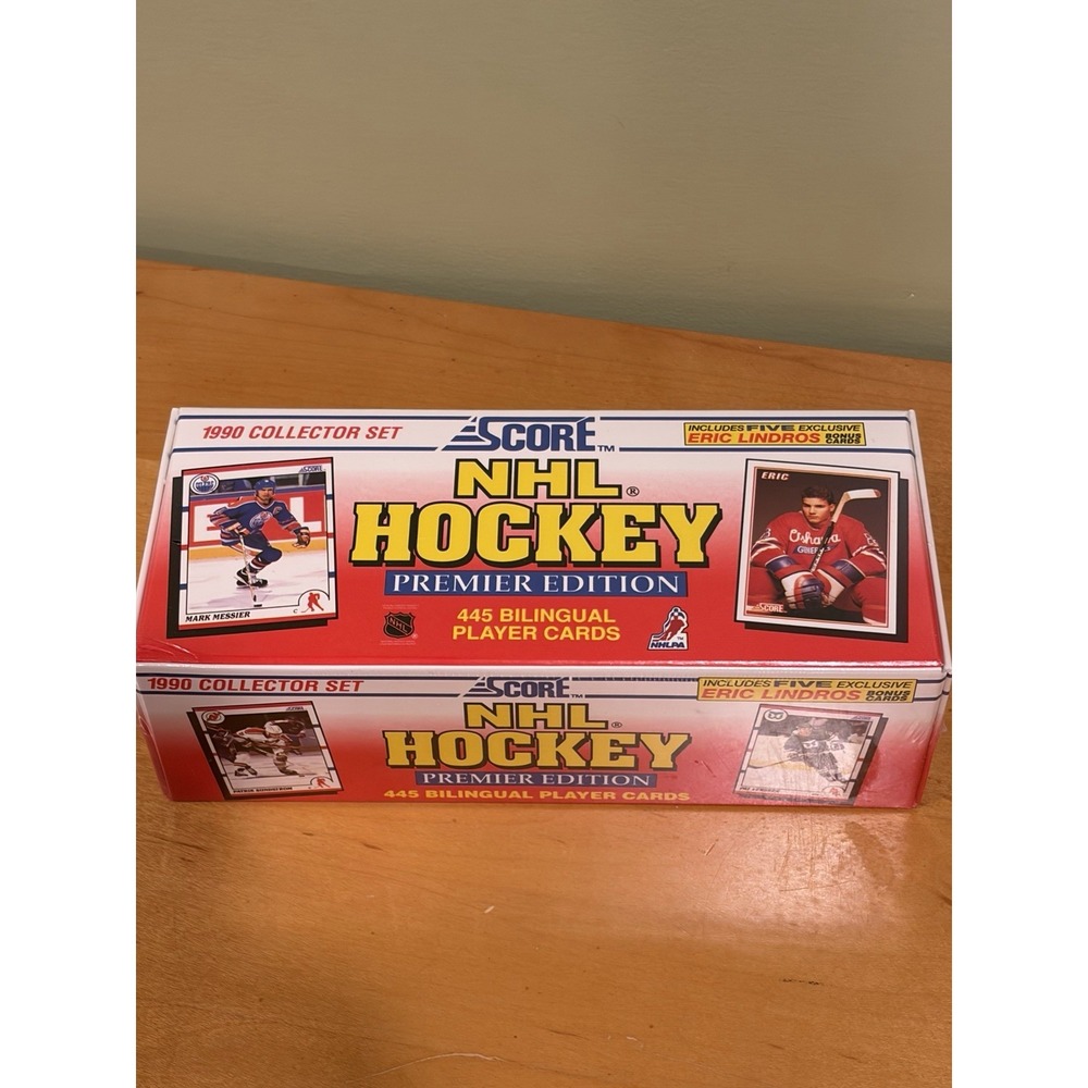 1990 SCORE NHL HOCKEY PREMIER EDITION FACTORY SEALED BOX - BILINGUAL CARDS